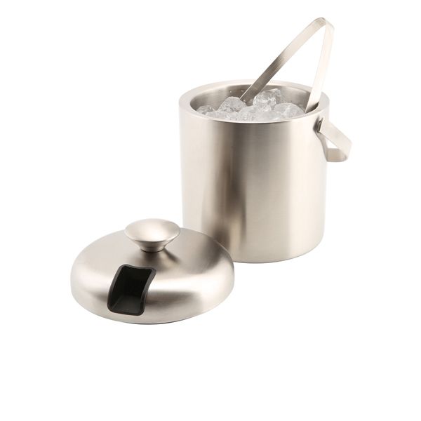 Picture of Genware Insulated St/St Ice Bucket&Tong 1.2L