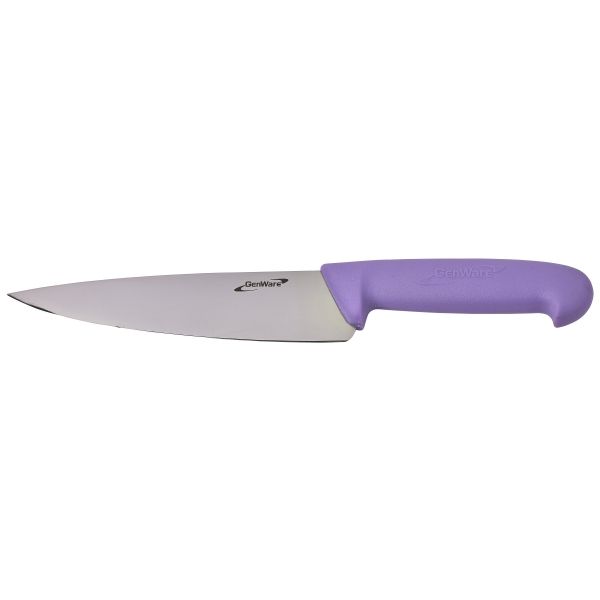 Picture of Genware 8'' Chef Knife Purple