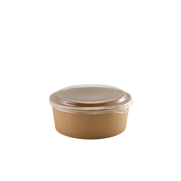 Picture of GW Comp Kraft Salad Bowl w Lid 1.3L (300pcs) CLEARANCE 