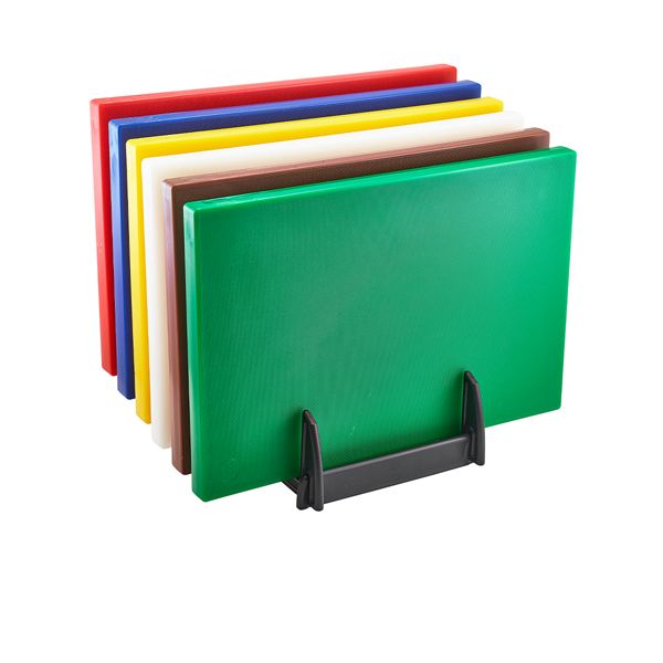 Picture of Low Density Chopping Board & Rack Set 18x12"