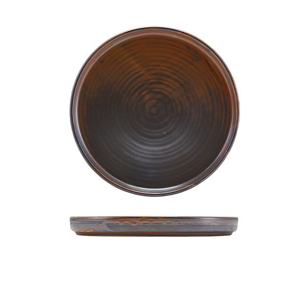 Picture of Terra Porc Rustic Copper Low Pres Plate 21cm