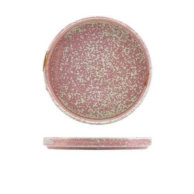 Picture of Terra Porc Rose Low Presentation Plate 21cm
