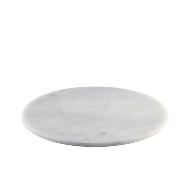 Picture of White Marble Platter 33cm Dia