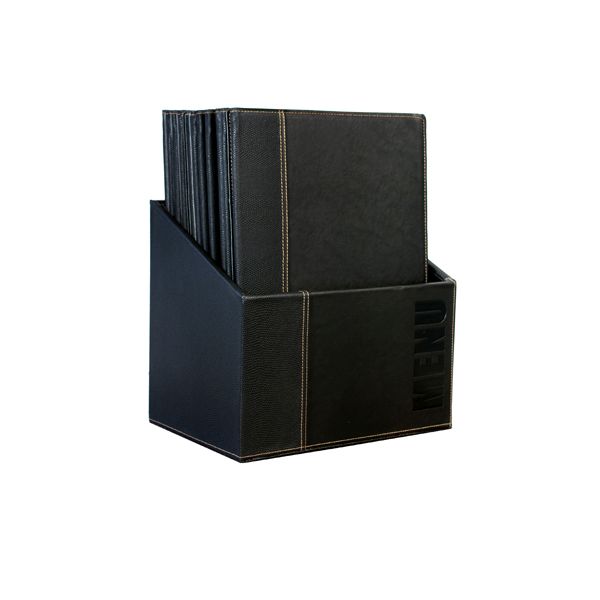 Picture of Contemporary Menu Box + 20 A4 Black Menus