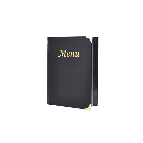 Picture of A5 Menu Holder Black 8 Pages