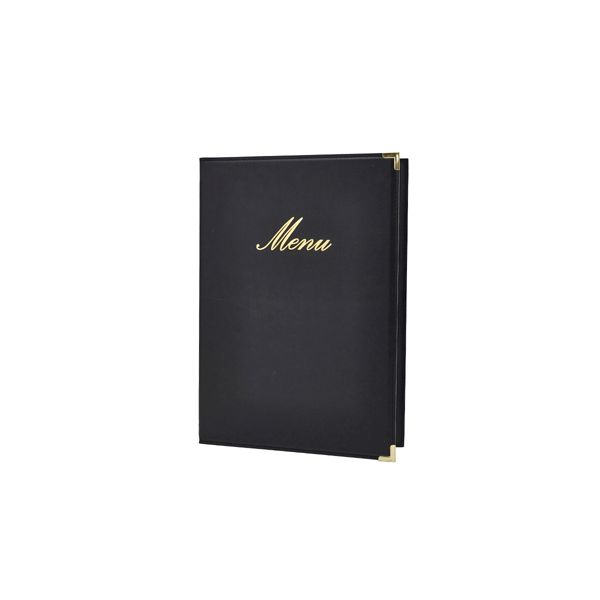 Picture of Classic A5 Menu Holder Black 4 Pages