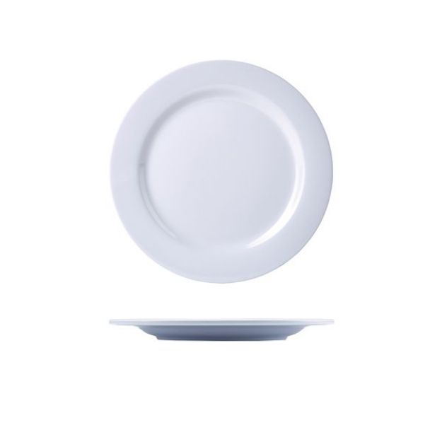 Picture of Genware 7" Melamine Plate White