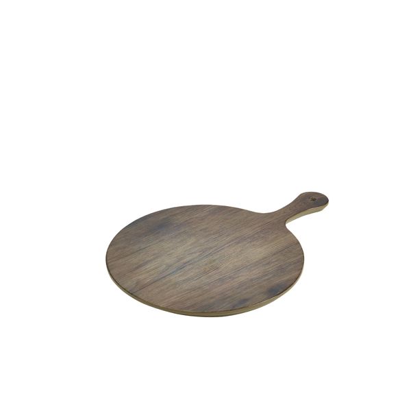 Picture of Wood Effect Melamine Paddle Board Round 17"