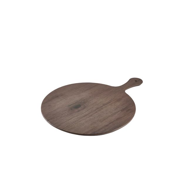 Picture of Wood Effect Melamine Paddle Board Round 21"