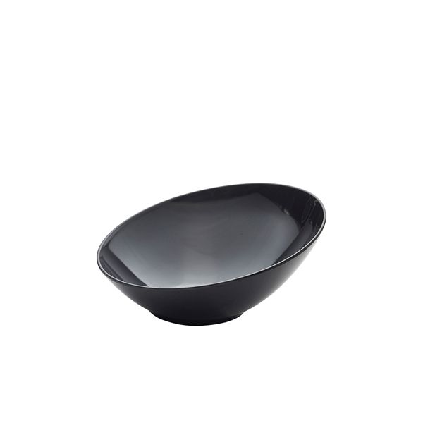 Picture of Black Melam Slanted Buffet Bowl 30x29 x 13cm