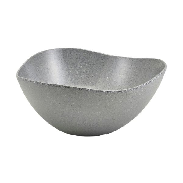 Picture of Grey Granite Melam Triangula Buffet Bowl 35cm