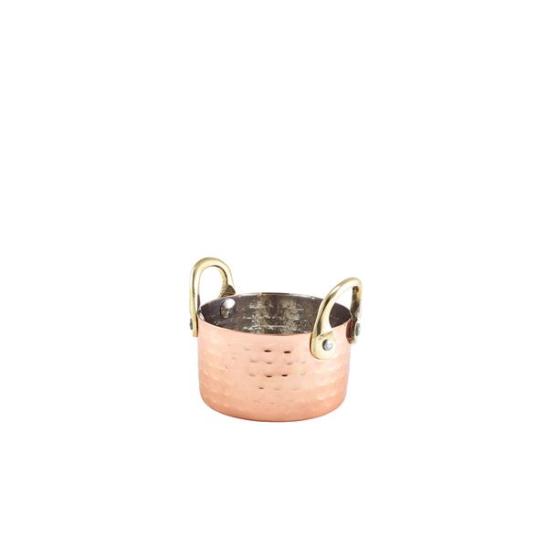 Picture of Mini Hammered Copper Casserole Dish 8.2 x 5cm