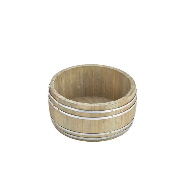 Picture of Miniature Wooden Barrel 16.5Dia x 8cm