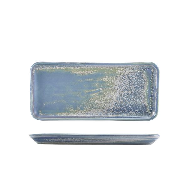 Picture of Terra Porc Seafoam Narrow Rect Platter 27cm