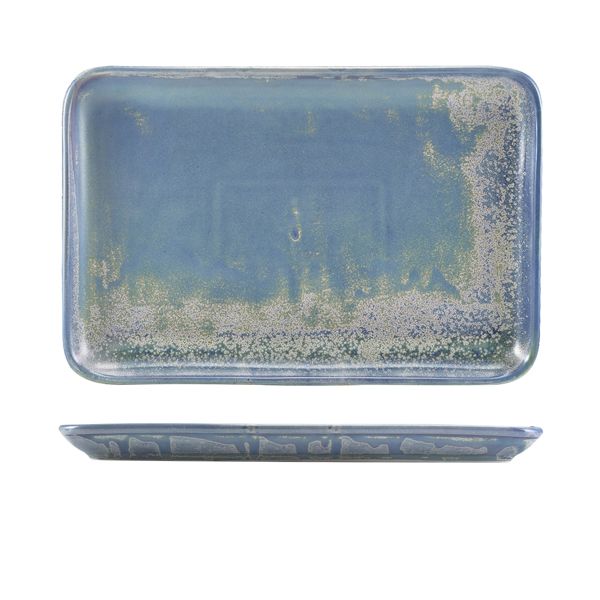 Picture of Terra Porc Seafoam Rect Platter 30 x 20cm