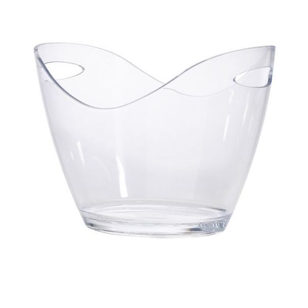 Picture of Clear Plastic Champagne Bucket Large