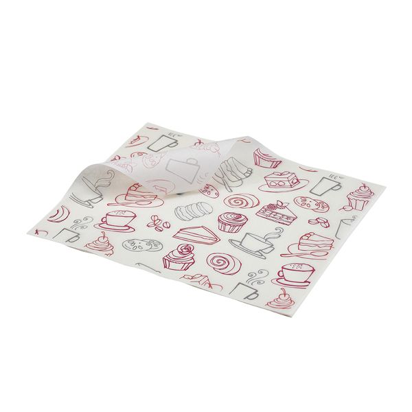 Picture of GW Greaseproof Paper Coffee & Cake 20x 25cm