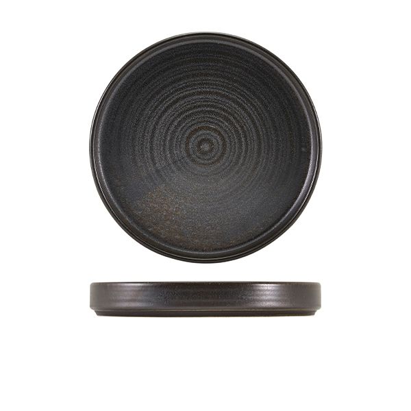 Picture of Terra Porc Black Presentation Plate 20.5cm