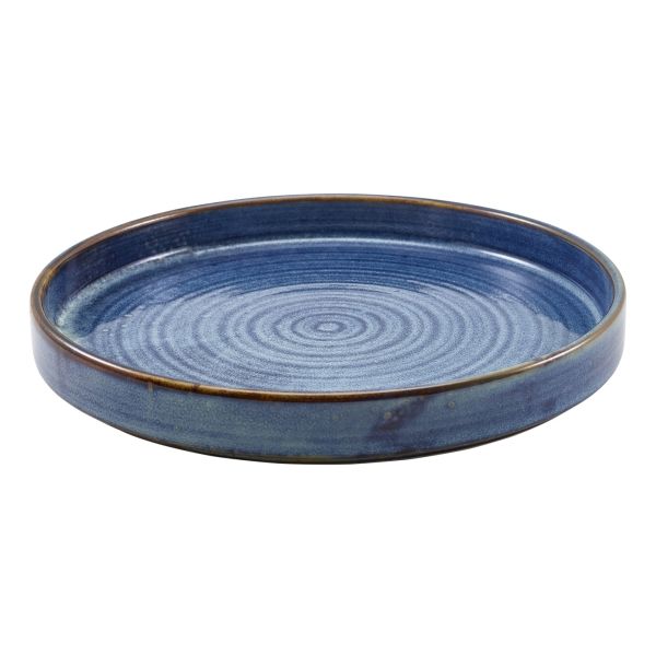 Picture of Terra Porc Aqua Blue Presentation Plate 26cm