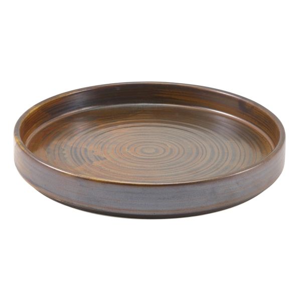 Picture of Terra Porc Rustic Copper Present Plate 20.5cm