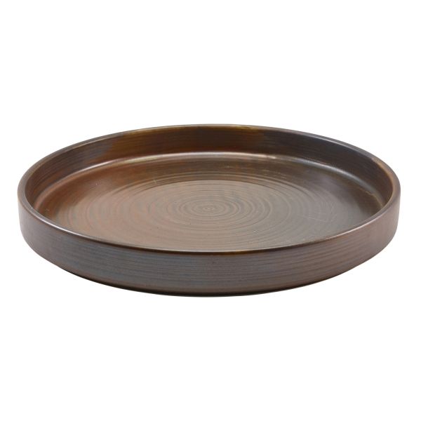 Picture of Terra Porc Rustic Copper Presentat Plate 26cm