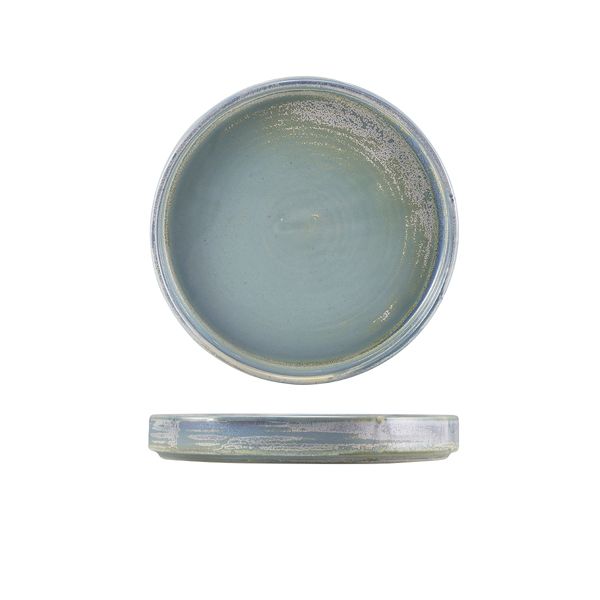 Picture of Terra Porc Seafoam Presentation Plate 18cm