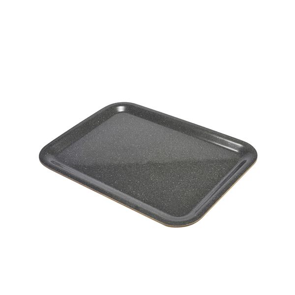 Picture of Laminated Wood Tray 46 X 34cm - Dark Granite