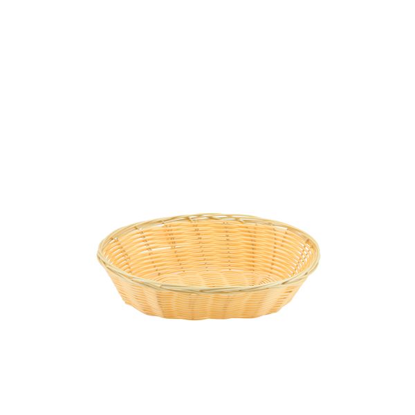 Picture of Oval  Polywicker Basket 9"X6"X2.25"