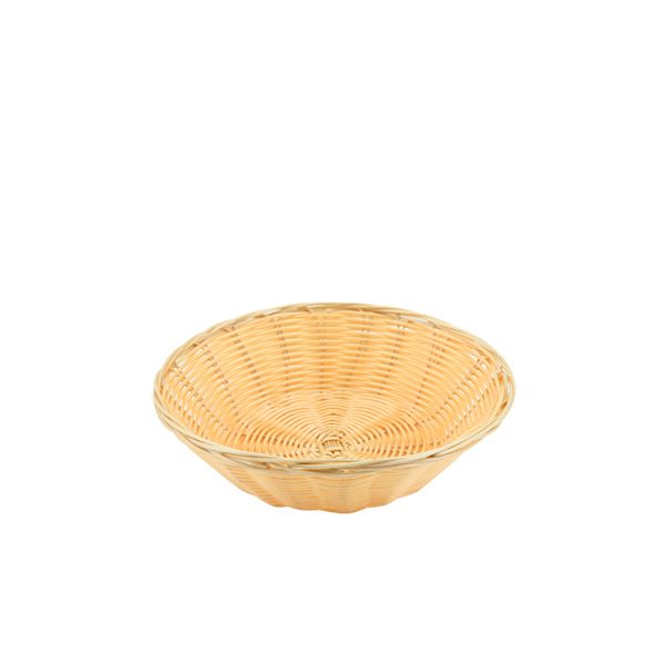 Picture of Round Polywicker Basket 9.5"Dia X 2.5" Deep