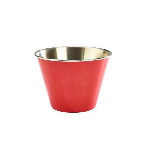 Picture of GenWare Red Stainless Steel Ramekin 34cl/12oz