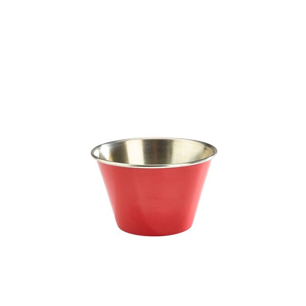 Picture of GenWare Red Stainless Steel Ramekin 17cl/6oz