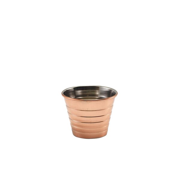 Picture of GW Copper Plated Ribbed Ramekin 71ml/2.5oz