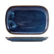 Picture of Terra Porc Aqua Blue Rect Plate 29 x 19.5cm