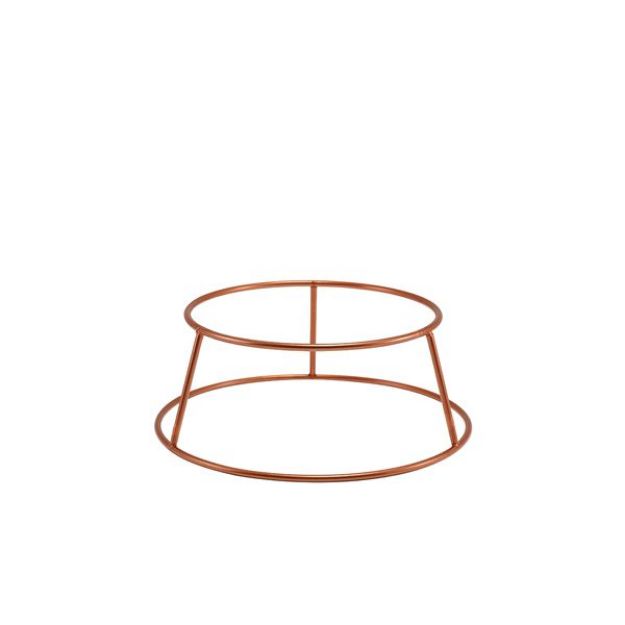 Picture of GW Copper Anti-Slip Round Buffet Riser 10cm