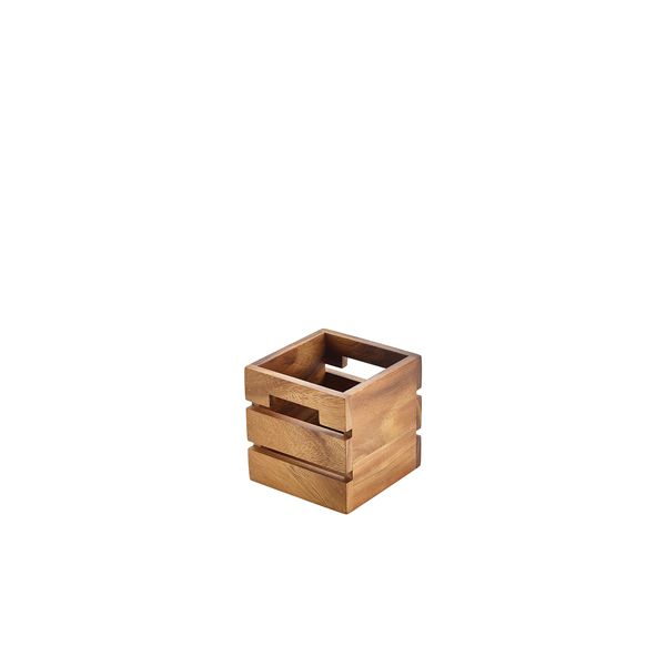 Picture of Genware Acacia Wood Box/Riser 12cm