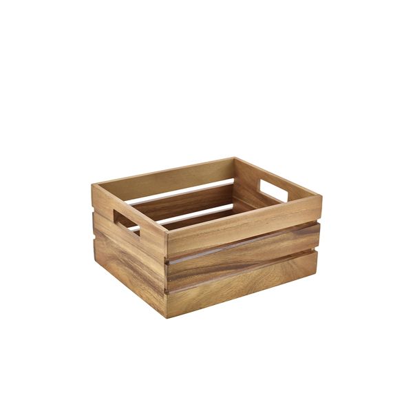 Picture of Genware Acacia Wood Box/Riser GN 1/2