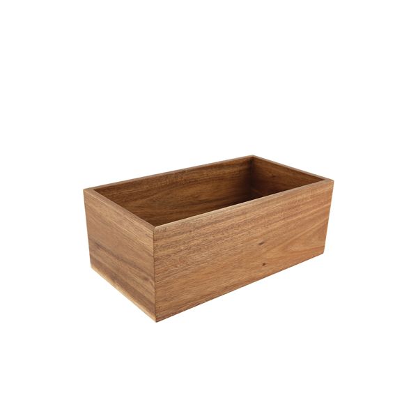 Picture of Genware Acacia Wood Riser/Box 32.5X18X12.3cm