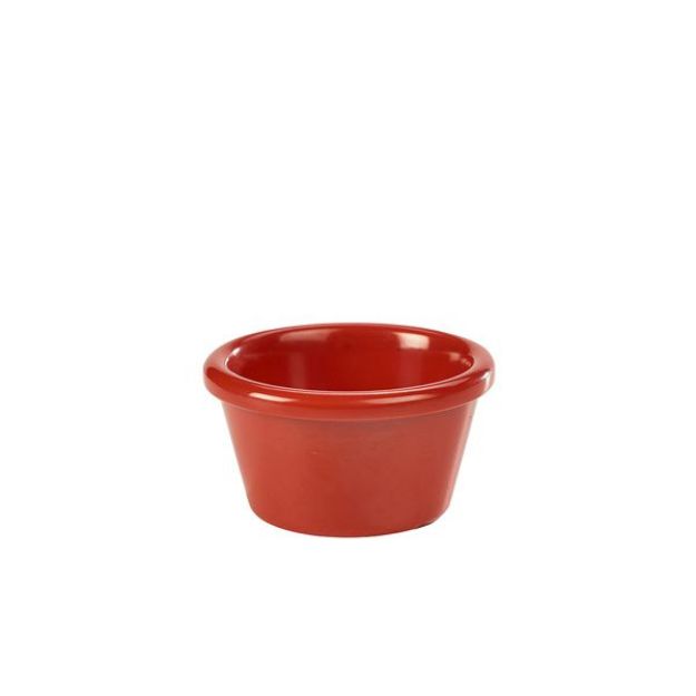 Picture of Ramekin 3oz Smooth Red