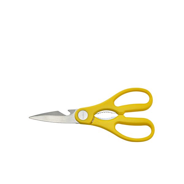 Picture of Stainless Steel Kitchen Scissors 8" Yellow