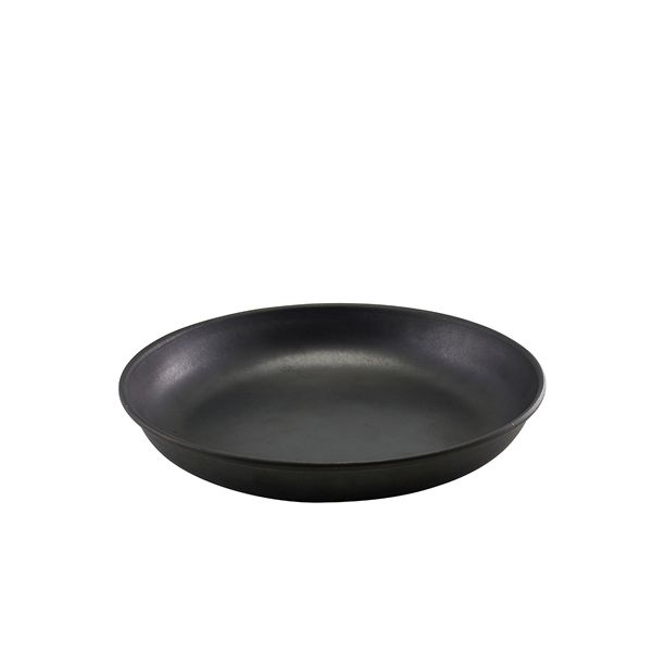 Picture of GenWare Black Vintage Steel Coupe Plate 24cm