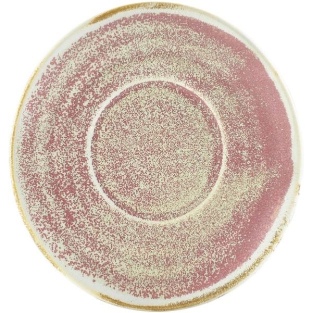 Picture of Terra Porcelain Rose Saucer 14.5cm, fits cup CUP-PRS23