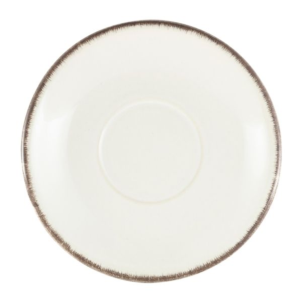 Picture of Terra Stoneware Sereno Grey Saucer 15cm, last few left discontinued