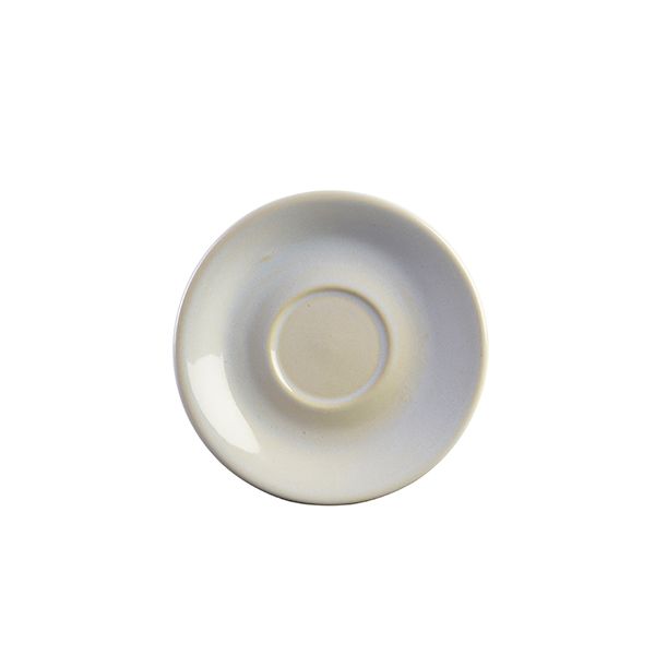 Picture of Terra Stoneware Rustic White Saucer 15cm