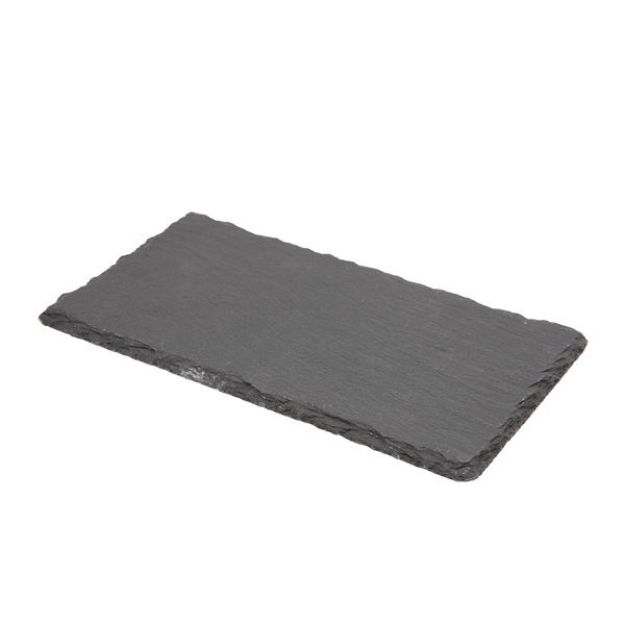 Picture of Genware Natural Edge Slate Platter 30 X 20cm