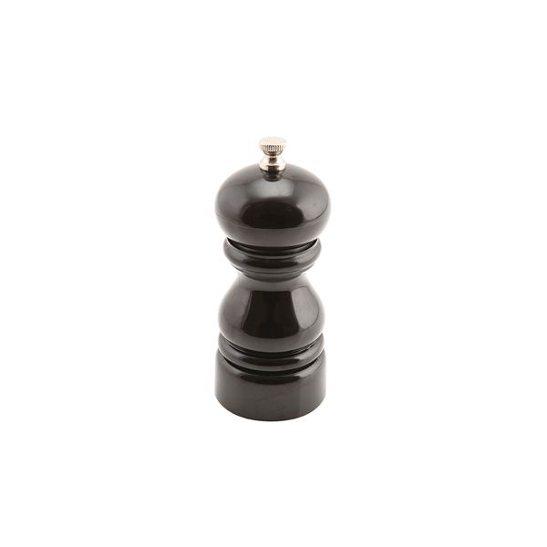 Picture of Genware Salt Or Pepper Grinder Black 12.7cm