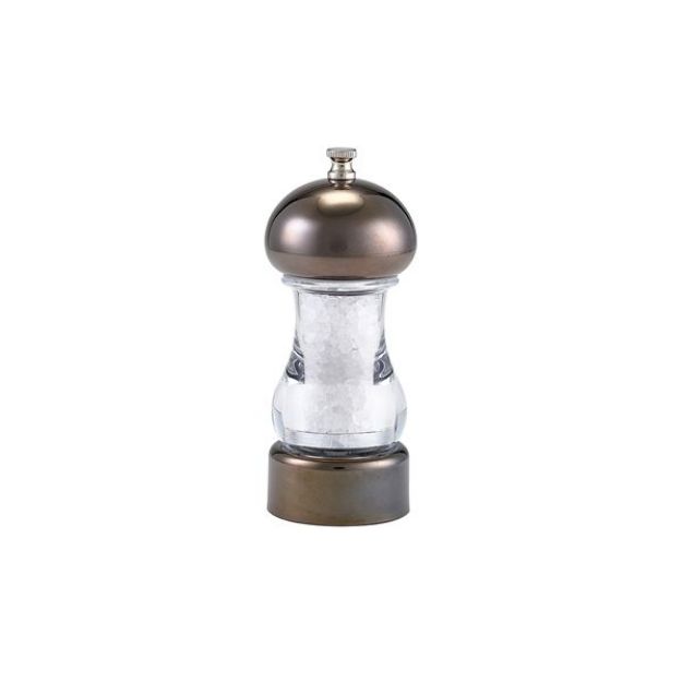Picture of GW Gun Metal & Acryl Salt/Pepper Grinder 14cm
