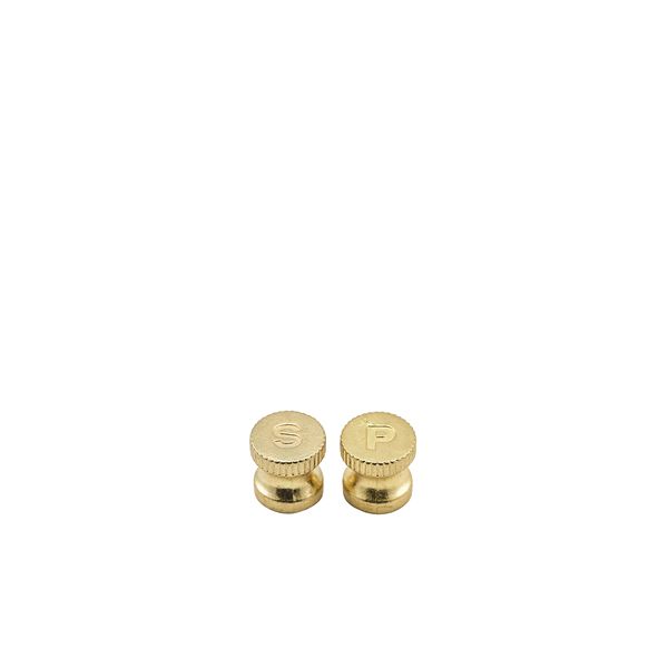 Picture of Engrav Gold Knobs For Salt/Pepper Grinders 6