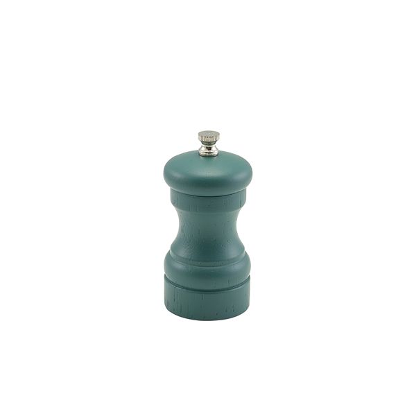 Picture of Olive Green Wooden Salt/Pepper Grinder 10cm