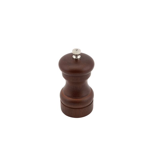 Picture of Genware Dark Wood Salt Or Pepper Grinder 10cm