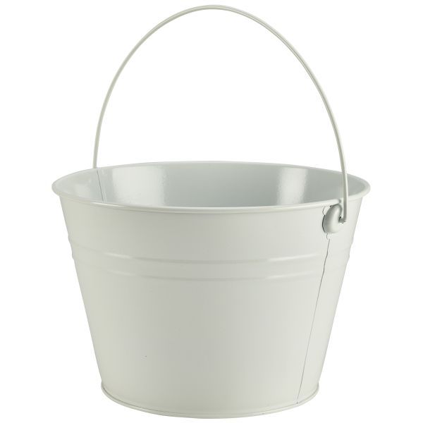 Picture of Stainless Steel Serving Bucket 25cm Dia White